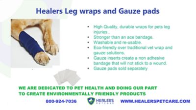 Image showing  Pet Leg Wrap and Bandage for Dogs, Small