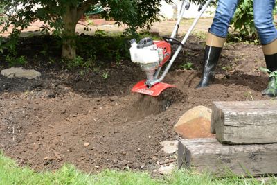 Image showing  9 in. 25cc 4-Cycle Gas Tiller/Cultivator