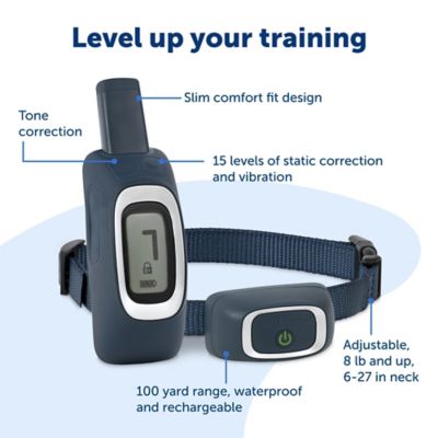 Image showing  Remote Trainer Dog Training Collar, 3 Training Modes: Tone, Vibration, 15 Levels of Static Stimulation