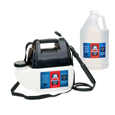 Bare Ground 60 PSI Winter Battery-Powered Sprayer with 1 gal. Bolt Calcium Chloride Liquid De-Icer