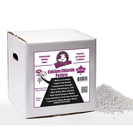 Bare Ground 40 lb. Winter Calcium Chloride Ice Melt Pellets