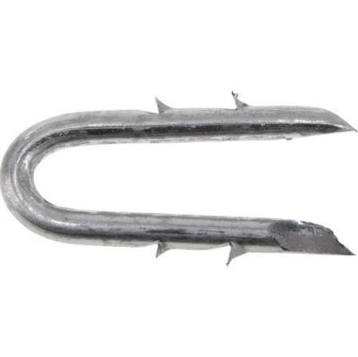 Image showing  Fas-N-Tite Galvanized Double Barbed Fence Staples, 1-1/4 in., 5 lb., 353-Pack