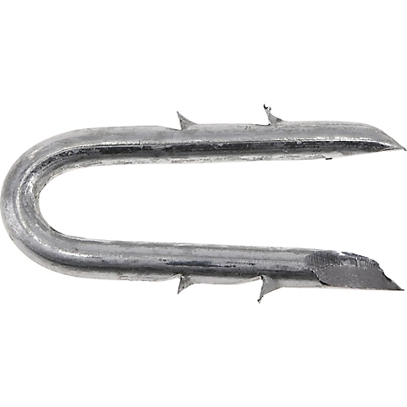 Hillman Fas-N-Tite Galvanized Double Barbed Fence Staples, 1-1/4 in., 5 lb.