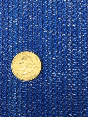 Image showing  5.8 ft. x 10 ft. Knitted Cloth Privacy Shade, Blue