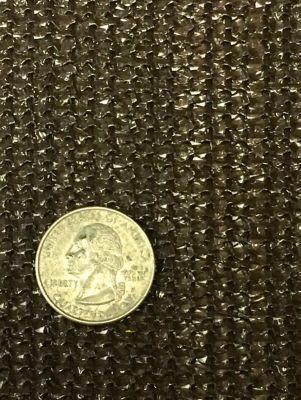 Image showing  7.8 ft. x 10 ft. Knitted Cloth Privacy Shade, Brown