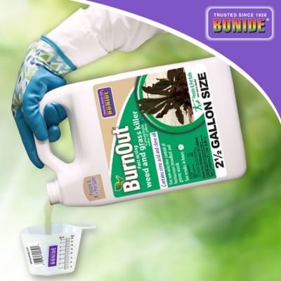 Image showing  2.5 gal. BurnOut Fast-Acting Weed and Grass Killer Concentrate