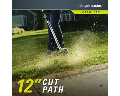 Image showing 6 th Greenworks 2 pc. 40V String Trimmer and Axial Blower with 2Ah Battery and Charger