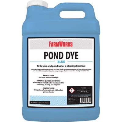 FarmWorks Blue Pond Dye, 2.5 gal.