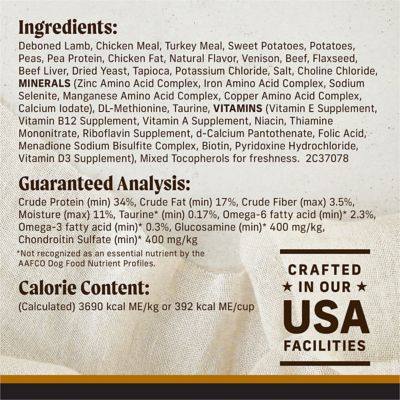 Image showing  Backcountry Adult Raw Infused Grain-Free Big Game Recipe Dry Dog Food