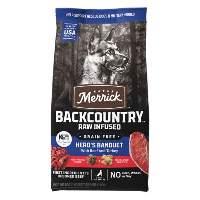 Merrick Backcountry Hero s Banquet Dry Dog Food 22 lb. at Tractor