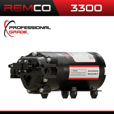 Remco Professional Grade 3300 Series 2.2 GPM, 60 PSI on Demand 12 Volt Sprayer Pump with 3/4 in. QA Ports