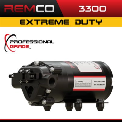 Remco Extreme Duty, 2.2 GPM, 60 PSI On Demand, 12 Volt Sprayer Pump with 3/8" FNPT Ports