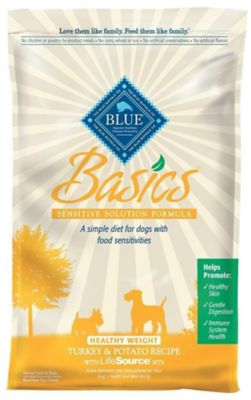 blue something dog food