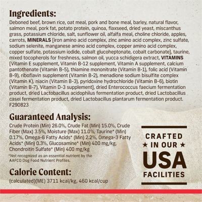 Image showing  Classic Beef & Brown Rice Recipe with Ancient Grains Dry Dog Food