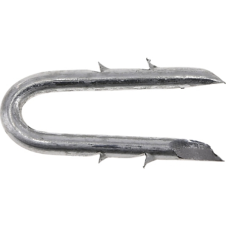 Hillman Fas-N-Tite Galvanized Double Barbed Fence Staples, 2-1/2 in., 5 lb.