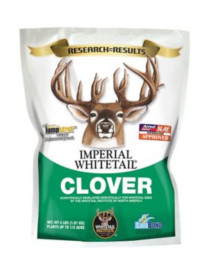 Whitetail Institute Imperial Clover Food Plot Seed, Covers 1/2 Acre