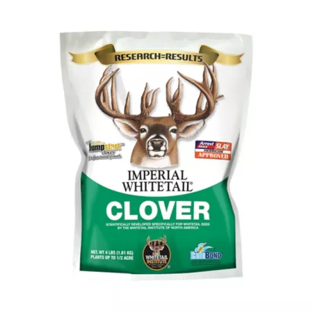 Whitetail Institute Imperial Clover Food Plot Seed covers 1/2 acre Food Plots