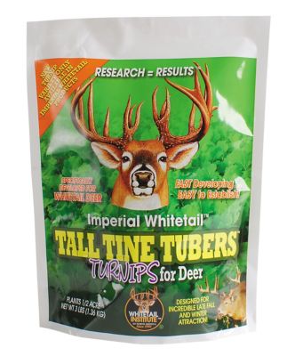 Whitetail Institute Imperial Tall Tine Tubers Food Plot Seed, Covers 1/2 Acre