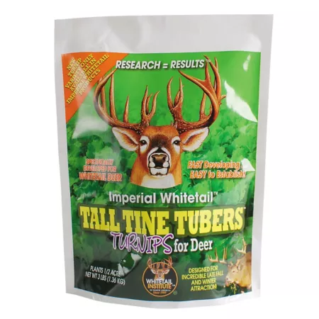 Whitetail Institute Imperial Tall Tine Tubers Food Plot Seed Covers 1/2 Acre Food Plots