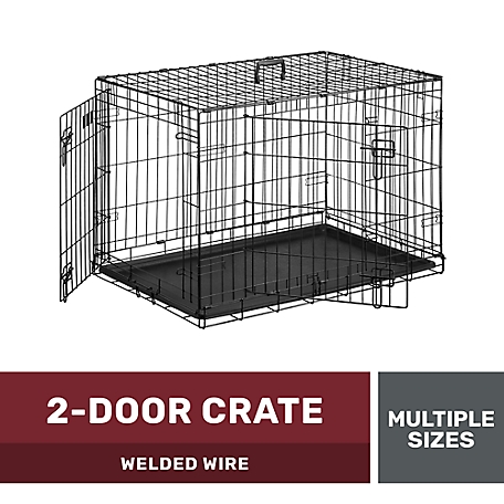 Retriever 2-Door Metal Wire Pet Crate at Tractor Supply Co.