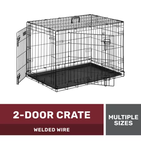 Retriever 2-Door Wire Pet Crate Wire Crates