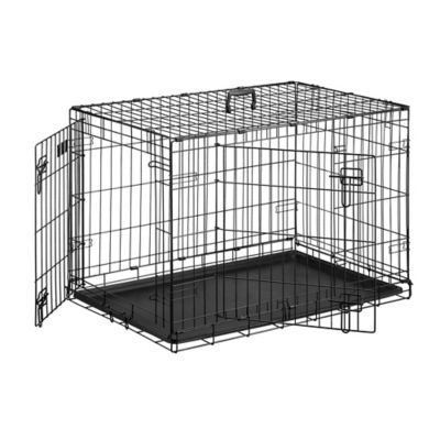 Retriever 2-Door Metal Wire Pet Crate 2 door extra large crate with divider