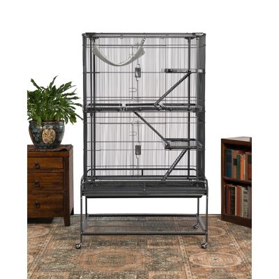 Image showing 12 th Prevue Pet Products Deluxe Small Animal Cage, 37 in. x 23.13 in.