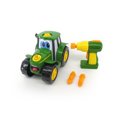 toy john deere tractor with trailer