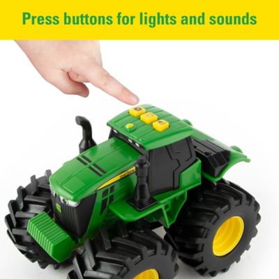Image showing  Monster Treads Lights and Sounds Toy Tractors, 6 in., 2-Pack
