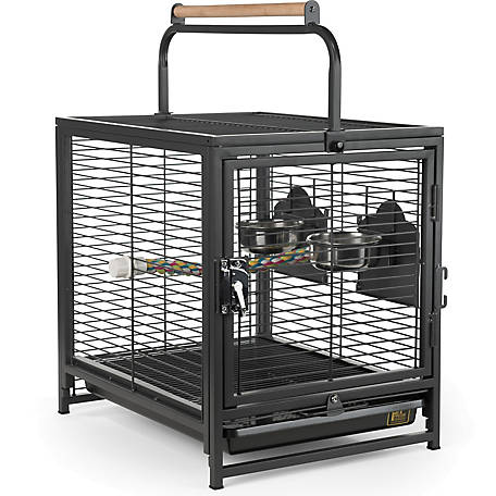 Portable Travel Cage Carrier With Two Feeders Small Bird Cage Parrot Bird Cage 