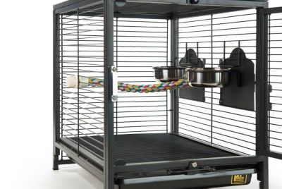 Image showing 7 th Prevue Pet Products Steel Travel Bird Carrier