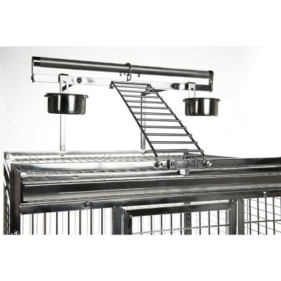 Image showing 9 th Prevue Pet Products Stainless Steel Playtop Bird Cage
