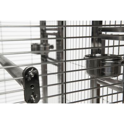 Image showing 12 th Prevue Pet Products Stainless Steel Playtop Bird Cage