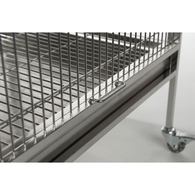 Image showing 16 th Prevue Pet Products Stainless Steel Playtop Bird Cage