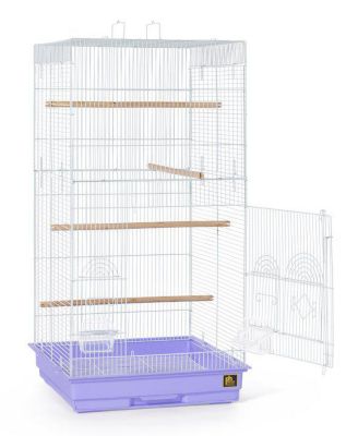 Image showing  Tall Tiel Bird Cage, Blue