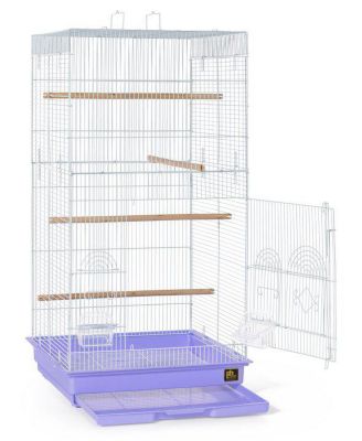 Image showing  Tall Tiel Bird Cage, Blue