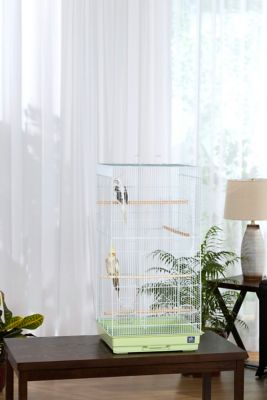 Image showing  36 in. Tall Tiel Bird Cage, Green