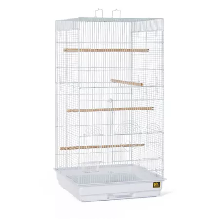 Prevue Pet Products Tiel Tall Bird Cage White Pet Bird Cages