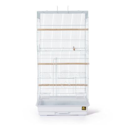 Image showing  Tall Tiel Bird Cage, White