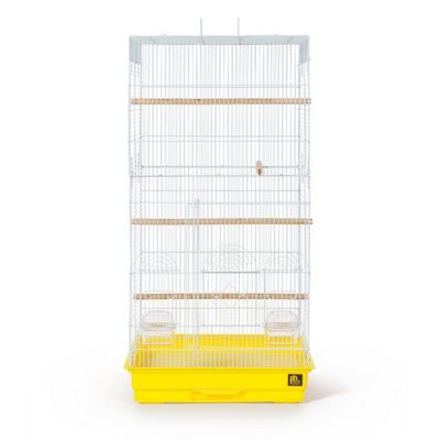 Image showing  Tall Tiel Bird Cage, Yellow