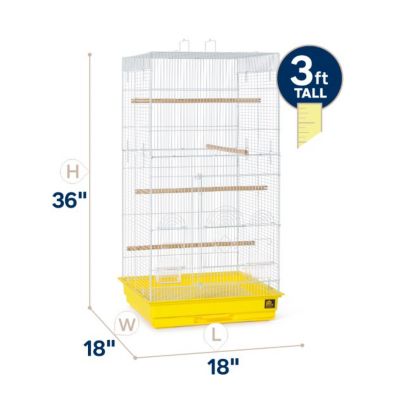 Image showing 5 th Prevue Pet Products Tall Tiel Bird Cage, Yellow