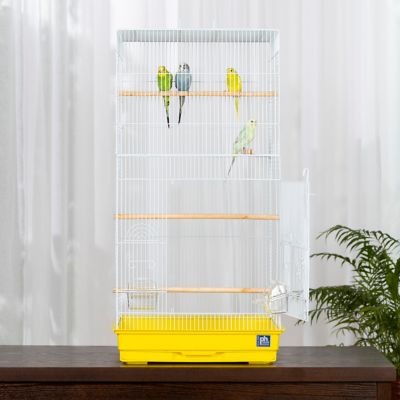 Image showing 7 th Prevue Pet Products Tall Tiel Bird Cage, Yellow
