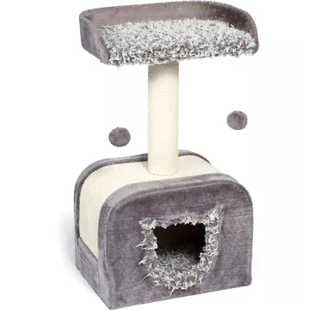 Prevue Pet Products Kitty Power Paws 29 in Long Hair Cat Hideout Cat Trees & Condos