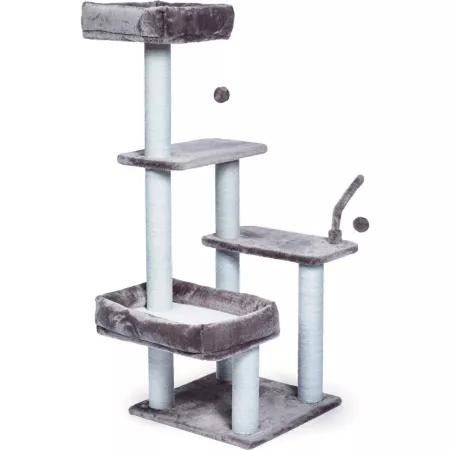 Prevue Pet Products 51 in Kitty Power Paws The Ritz Cat Lounge Cat Trees & Condos