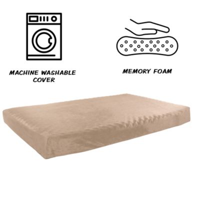 Image showing  Orthopedic Egg Crate and Memory Foam Mattress Pet Bed