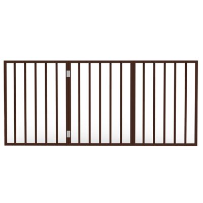 Image showing 7 th PETMAKER 24 in. Freestanding Wooden Pet Gate