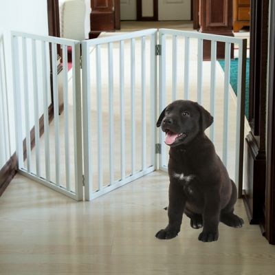 Image showing  24 in. Freestanding Wooden Pet Gate