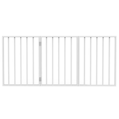 Image showing 6 th PETMAKER 24 in. Freestanding Wooden Pet Gate