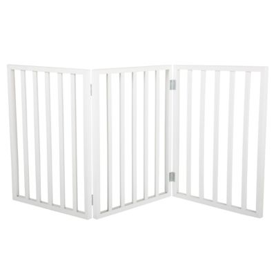 Image showing 7 th PETMAKER 24 in. Freestanding Wooden Pet Gate