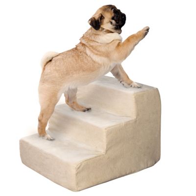 PETMAKER 3-Step High-Density Foam Pet Stairs for Small Dogs Up to 25 lb.